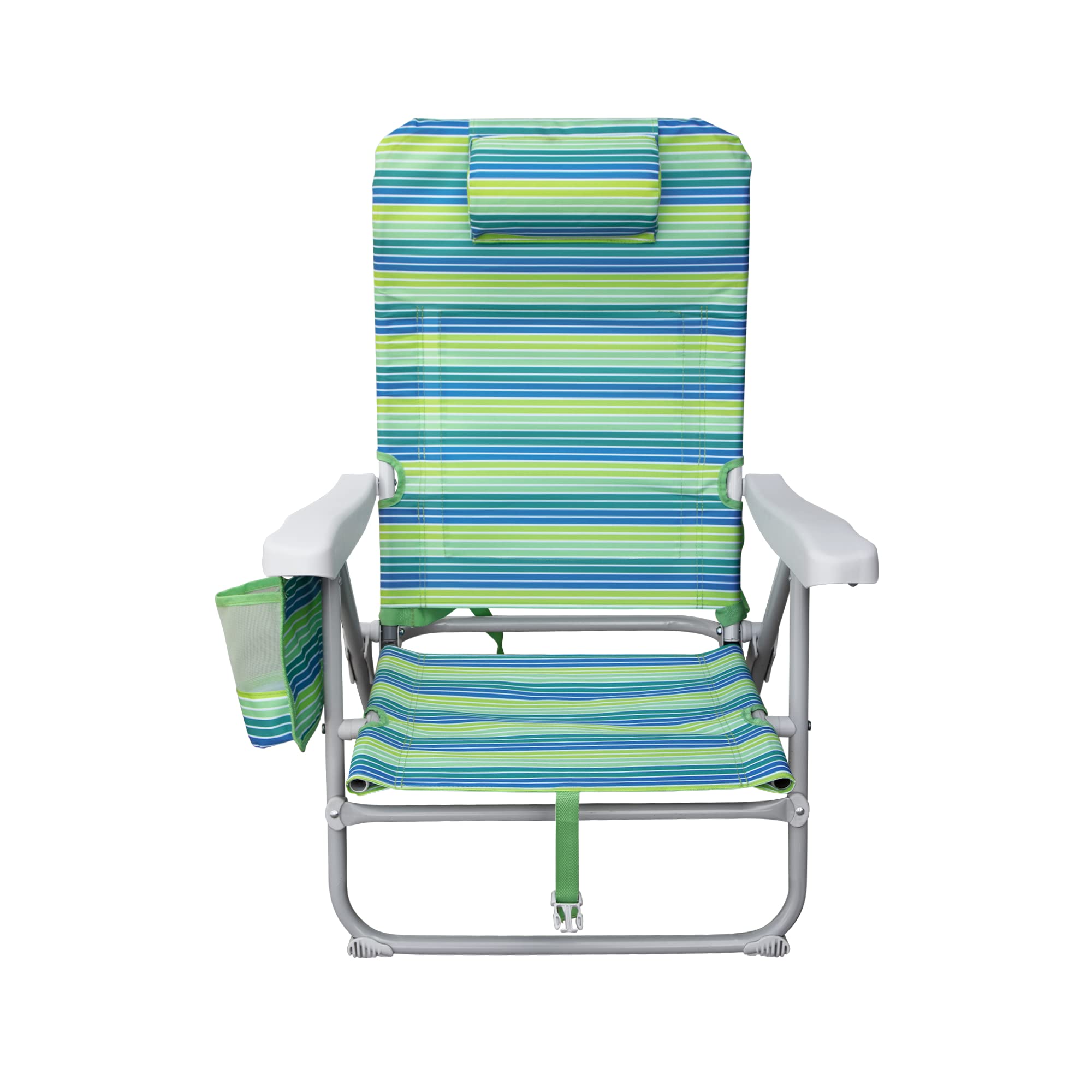 Hurley Beach Outdoor Standard Backpack Chair, One Size, Limeade