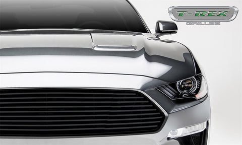 Mustang GT 2018-2021 Billet Grille, Black, 1 Pc, Overlay - PN #6215501