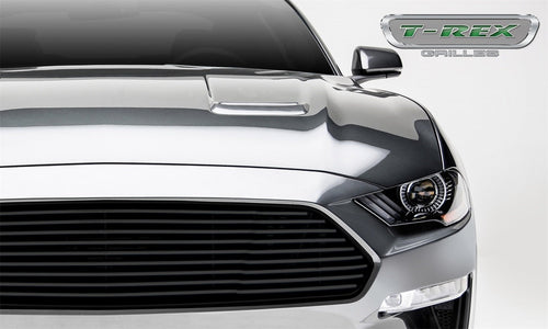 Mustang GT 2018-2021 Billet Grille, Black, 1 Pc, Overlay - PN #6215501