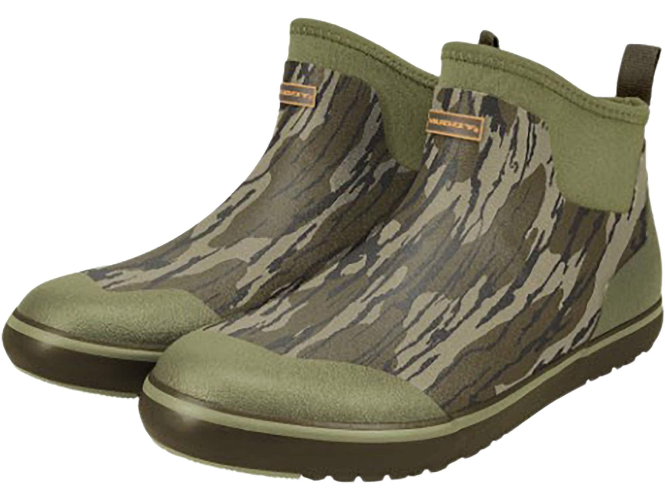 Muddy Outdoors DV8 Men's Deck Boots Rubber Mossy Oak Bottomland 8 D