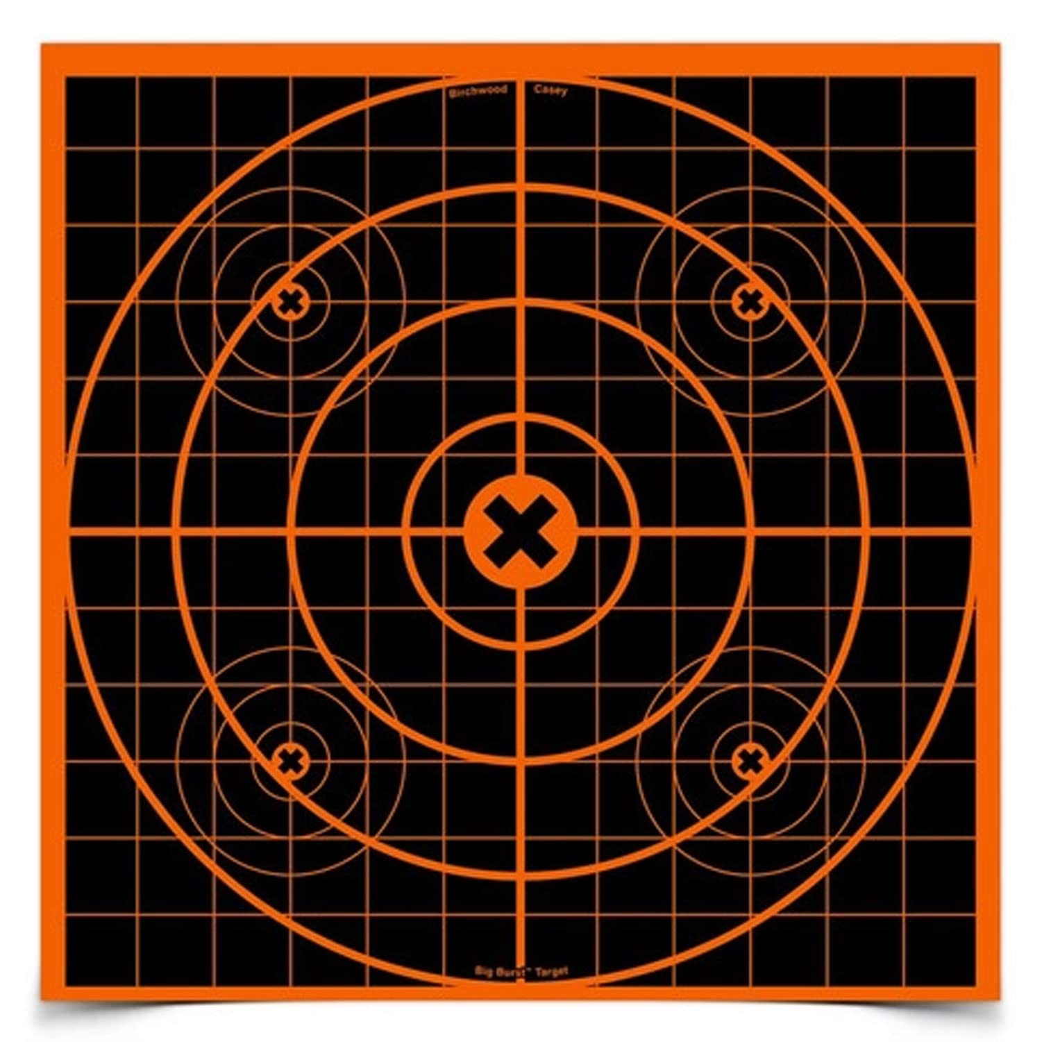 Birchwood Casey Always Flat Big Burst Revealing Sight in Adhesive Back Shooting Training Reactive 12" Targets | Pack of 3