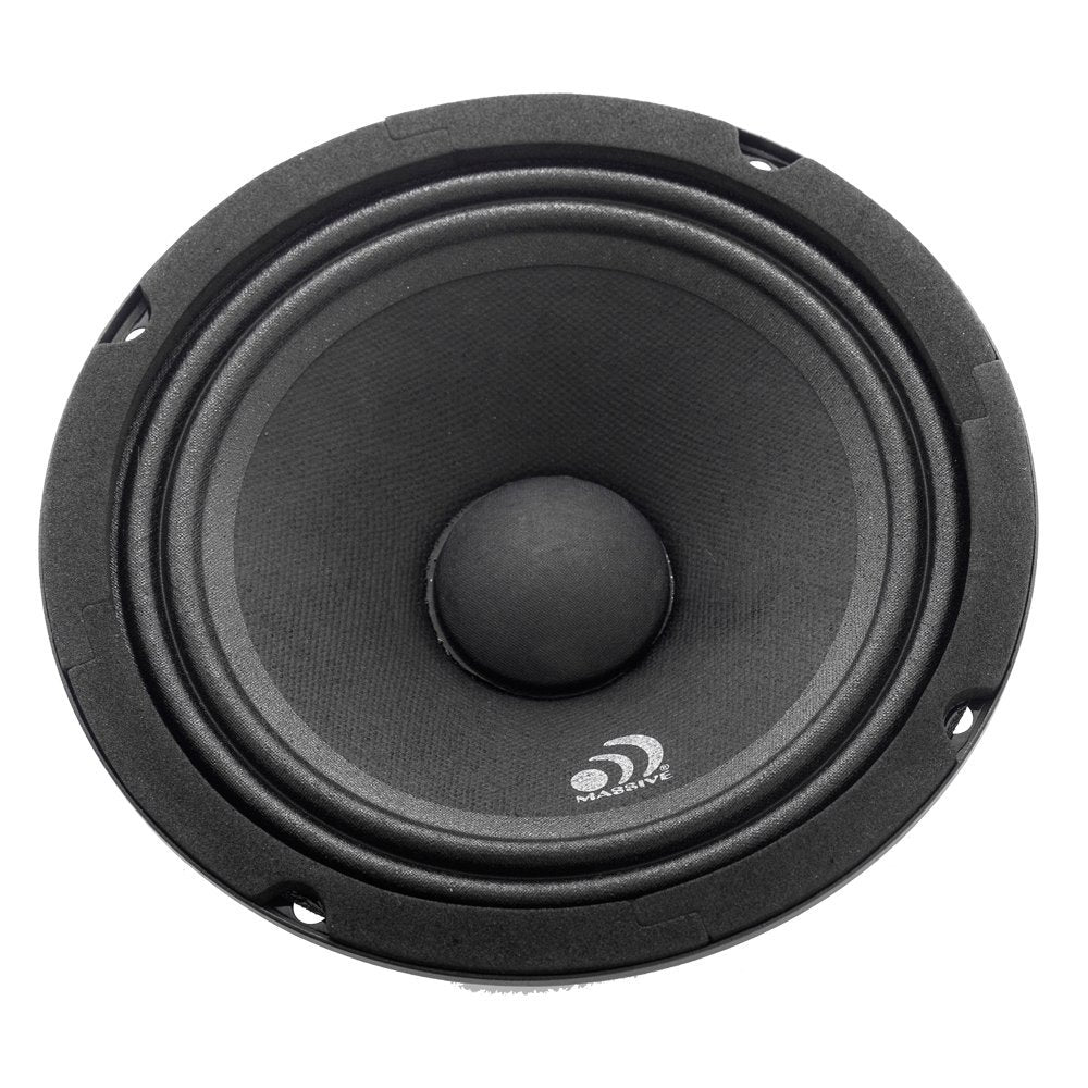 6.5” Mid-Range Speaker Massive Audio MA6 | – 100 Watts RMS, 8 Ohm, High Power Pro Audio Loudspeaker for Car, Motorcycle & PA Systems – High Sensitivity, Clear Vocals & Midbass Performance