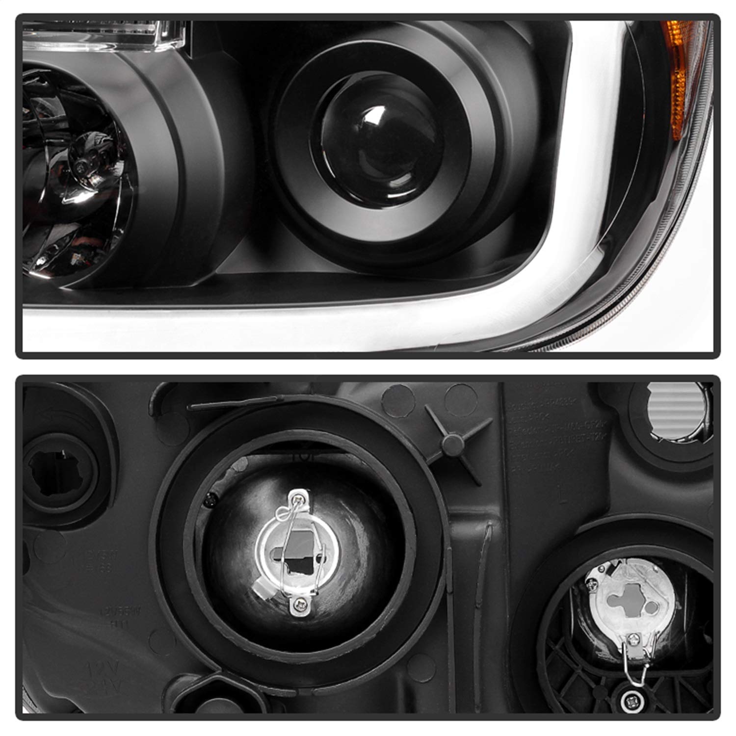 Projector Style xTune Auto Black/Clear Headlights 9027888
