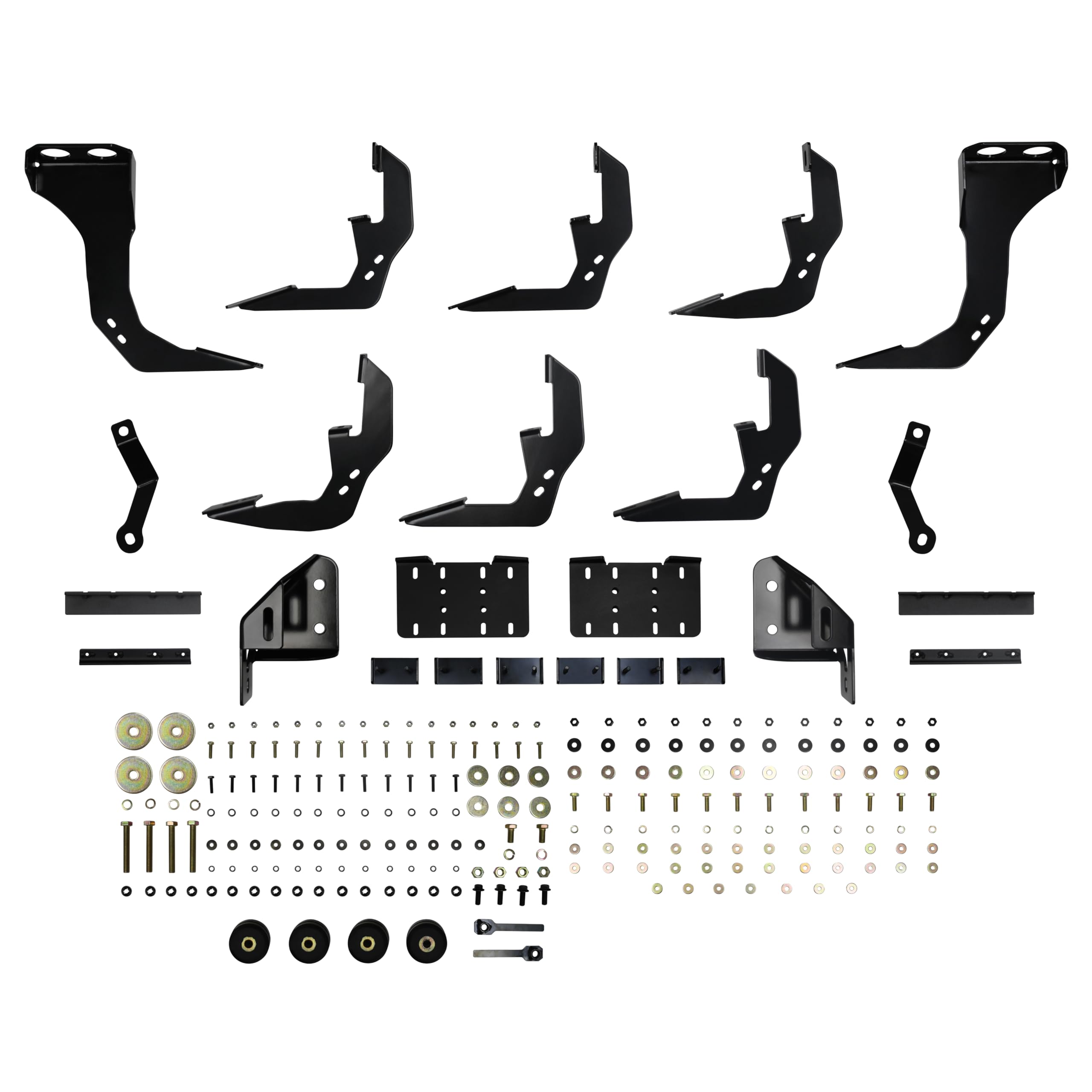 28-534695 Westin R5 Wheel to Wheel Modular Nerf Bars fits 2019-2024 Silverado Sierra 1500 Crew Cab 6'5" Bed (Exc 2019 Silverado LD/Sierra 1500 Limited) Black Pair