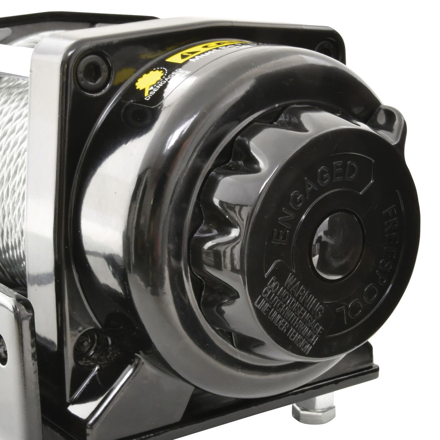 LT3000ATV Superwinch 1130220 12 VDC winch 3,000lbs/1360kg with roller fairlead, mount plate, handlebar rocker switch, and handheld remote
