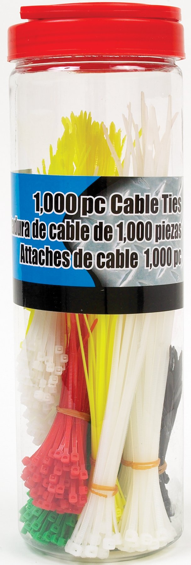 Performance Tool Cable Ties 1943, 1000-Piece