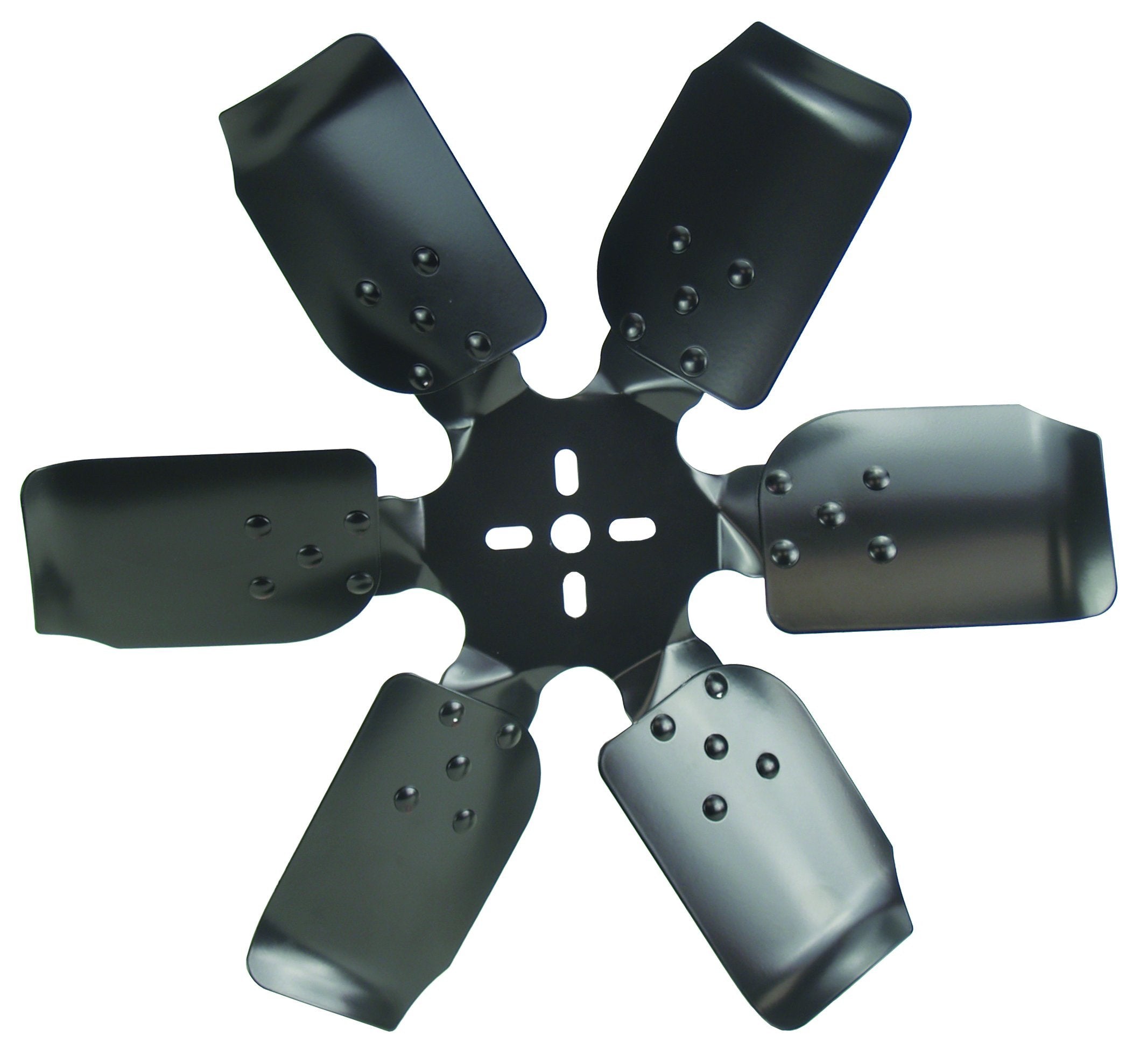 Heavy Duty Derale 17318 Fan Blade Series 1000 18" Steel Rigid Race Belt Driven Fan Standard Rotation