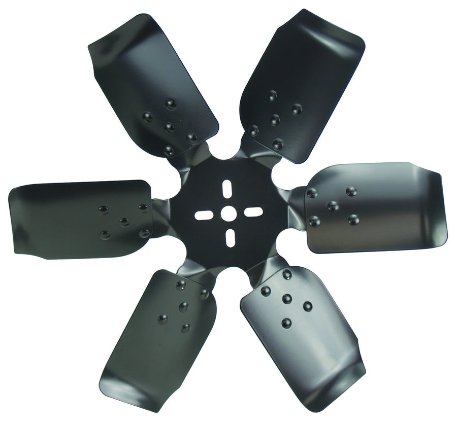 Heavy Duty Derale 17318 Fan Blade Series 1000 18" Steel Rigid Race Belt Driven Fan Standard Rotation