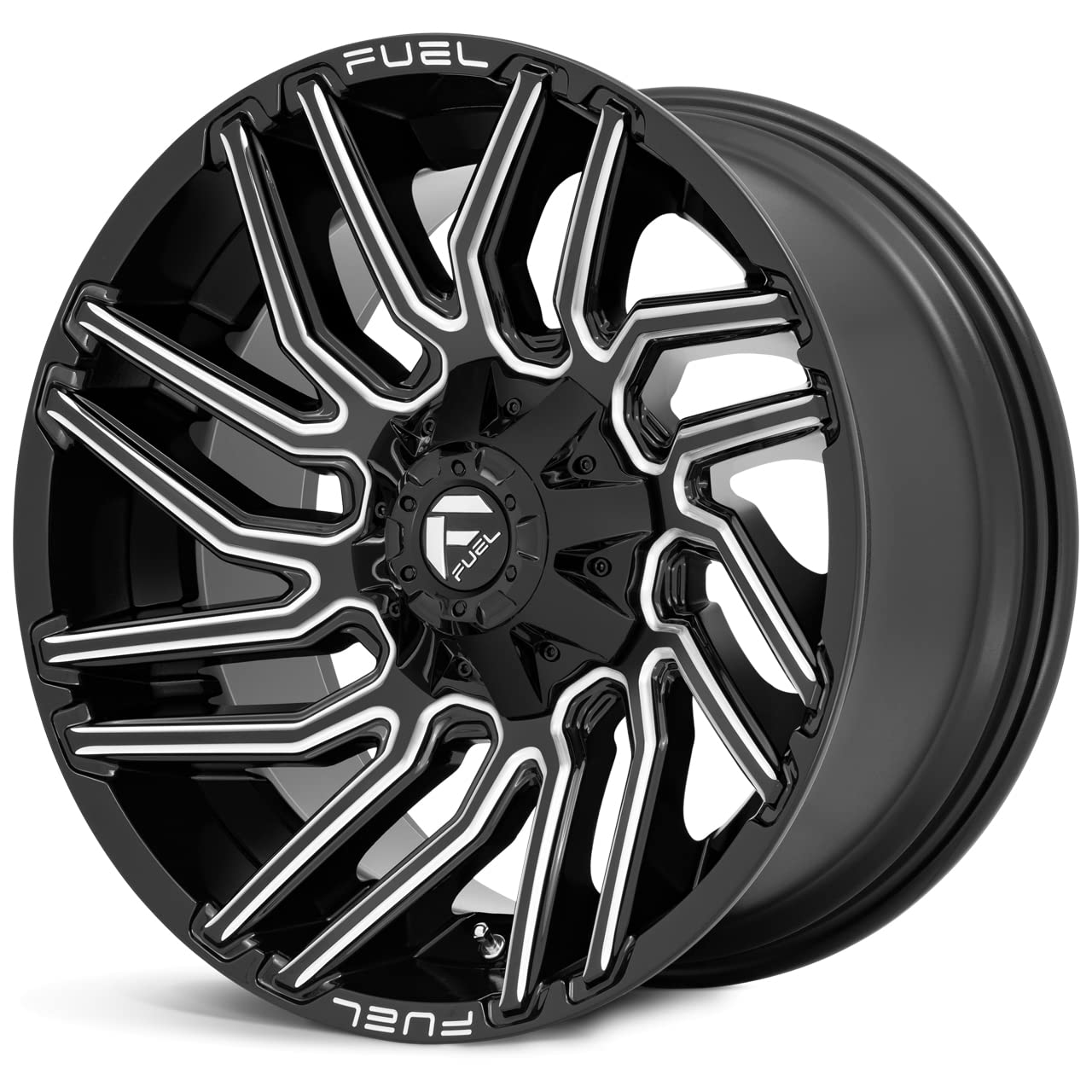 1PC Fuel D773 20X9 5X5.5/150 G-BLK-MILL 01MM - D77320907050
