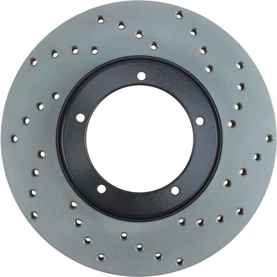 Sport StopTech 128.37001L Cross Drilled Brake Rotor (Front Left), 1 Pack