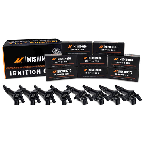 Mishimoto 8 pack Ignition Coil compatible with Ford F-150 Raptor 6.2L 2010-2014