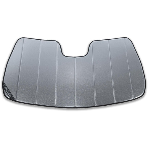 Covercraft UVS100 Custom Premier Series Windshield Sunscreen for 2018-2023 Toyota Tacoma (w/o GoPro Mounted to Windshield) - Galaxy Silver