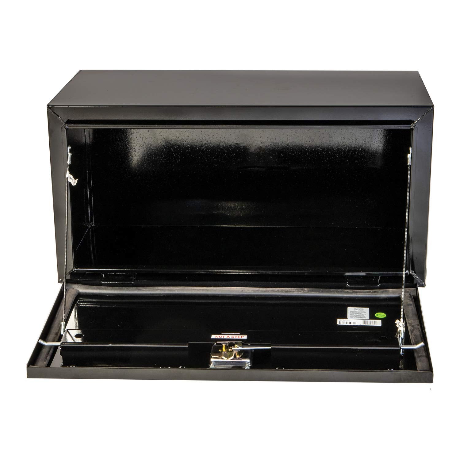 JOBOX Crescent Black Steel Underbed Box 60" x 18" x 18" - 794982