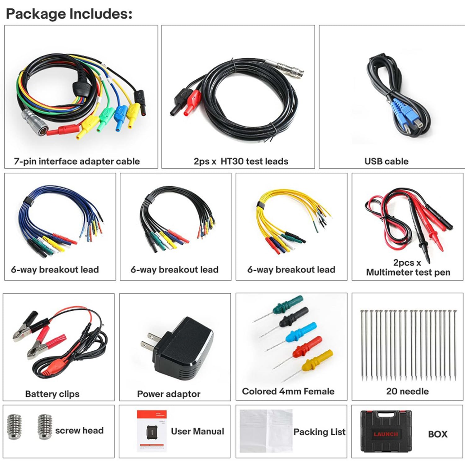 X431 LAUNCH Sensor Simulator and Tester 2 Channels Digital S2-2 Sensorbox