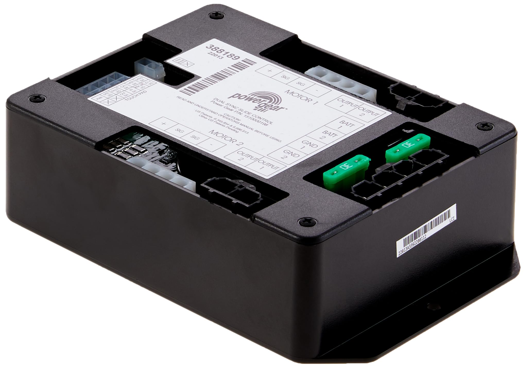 Dual Room Power Gear 388189 Slide-Out Controller with Programmable Stop