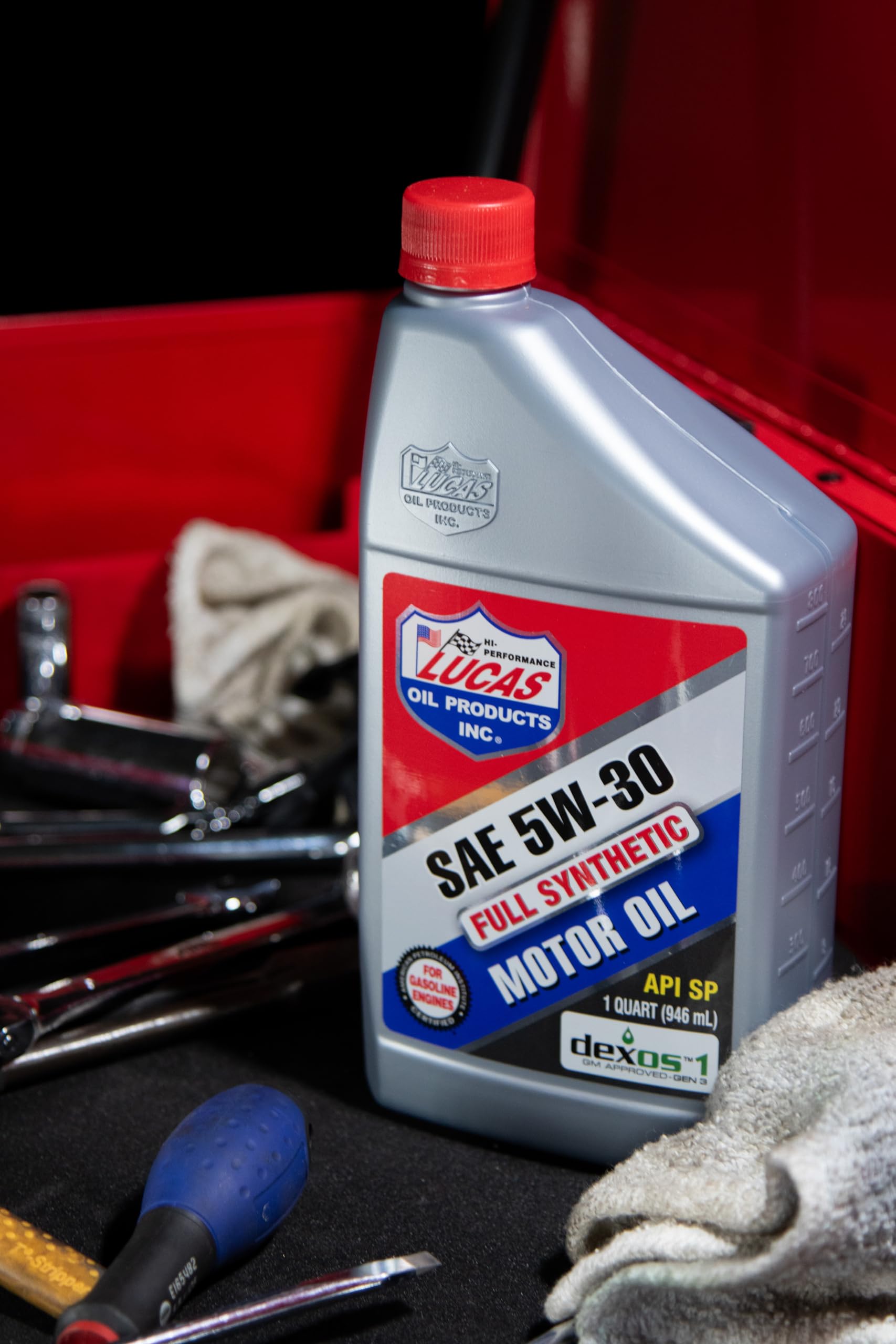 Lucas Oil 5W-30 Full Synthetic SAE Motor Oil - 1 Quart