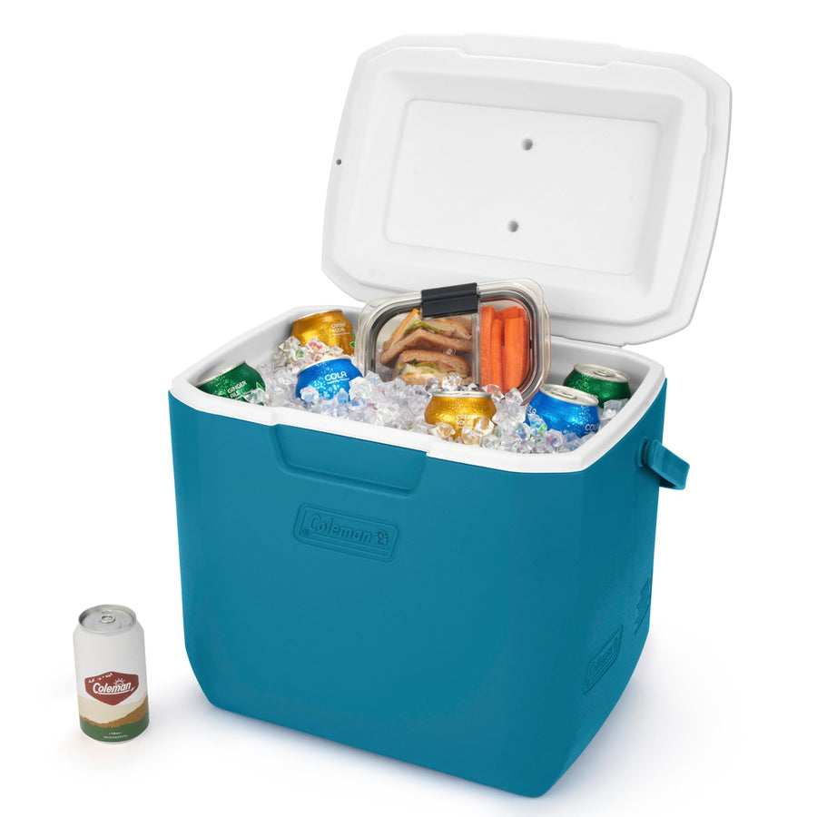Coleman 30qt Chiller Insulated Portable Cooler with Ice Retention & Large Carry Handle, Made in USA, Great for Camping, Tailgating, Parties, Sports, Concerts & More