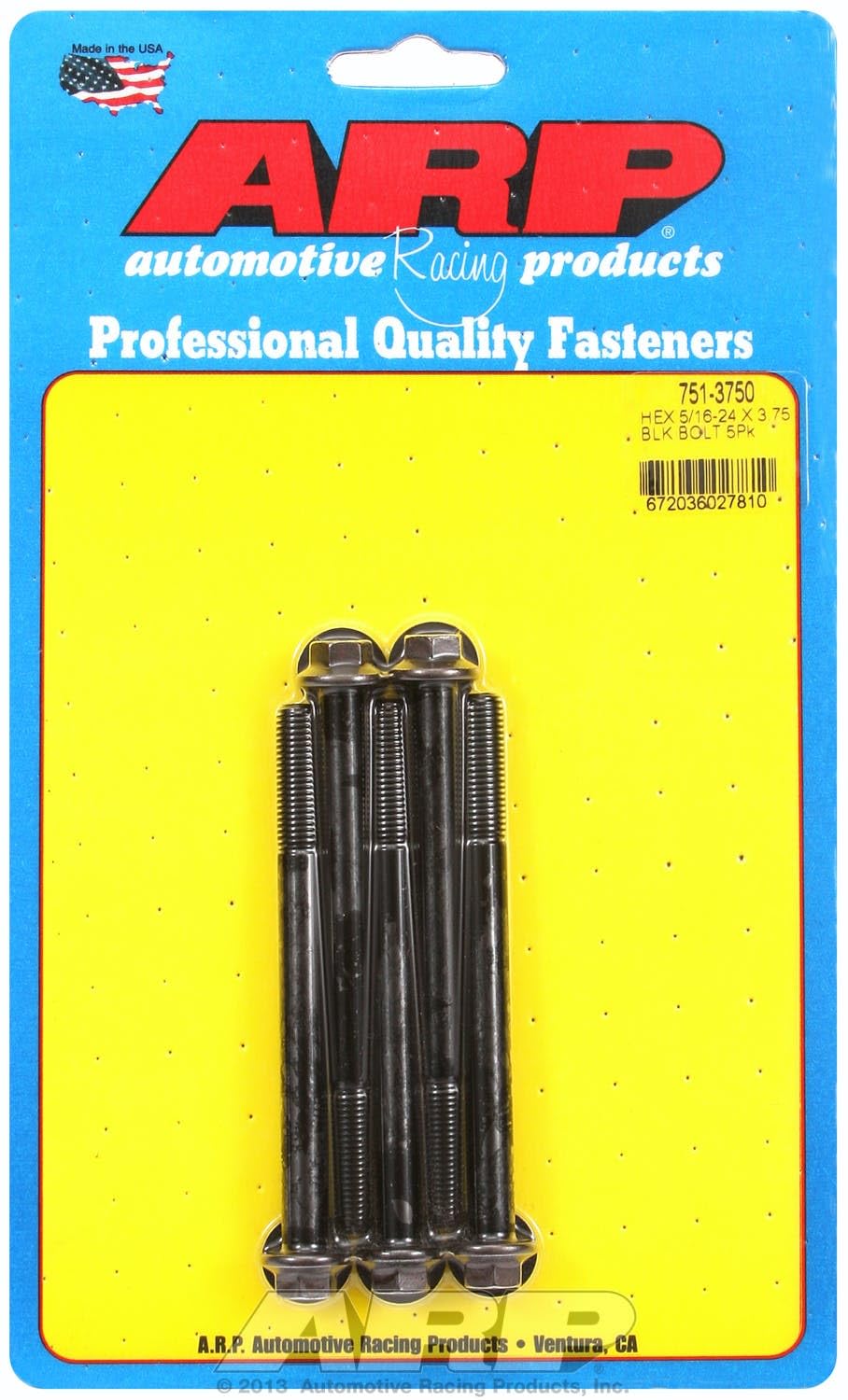 Hex ARP (751-3750) Oxide Bolt, Black