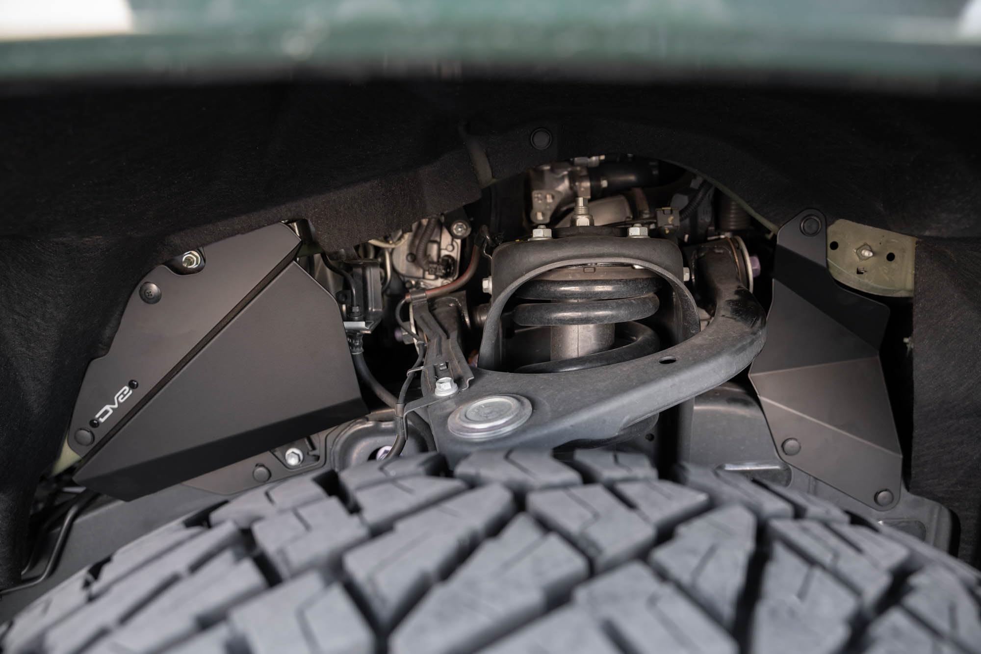 Front Inner Fender Liners DV8 Offroad for the 2022-2025 Toyota Tundra & 2023 Toyota Sequoia | Protects the Engine Compartment from Dirt & Debris | Replaces Cheap Plastic/Rubber Factory Inner Fenders
