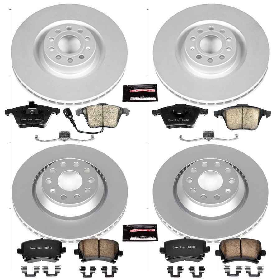 Power Stop Z23 Evolution Geomet® Coated Brake Kit Front and Rear