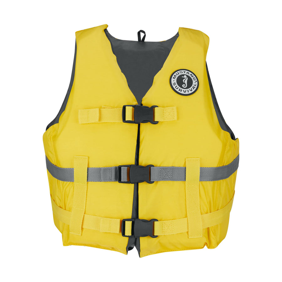 Livery Sport Foam Mustang Survival Adult PFD (Yellow - XL/XXL)
