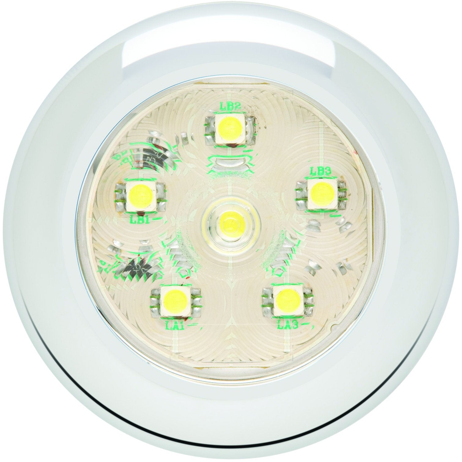 Optronics Clear Round Sealed LED Utility Light, UCL60CBP White