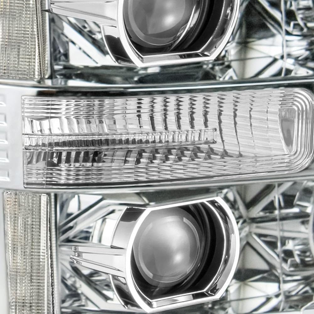 20 Series AlphaRex USA Projector Headlights fits Ford F-250 Super Duty,Clear
