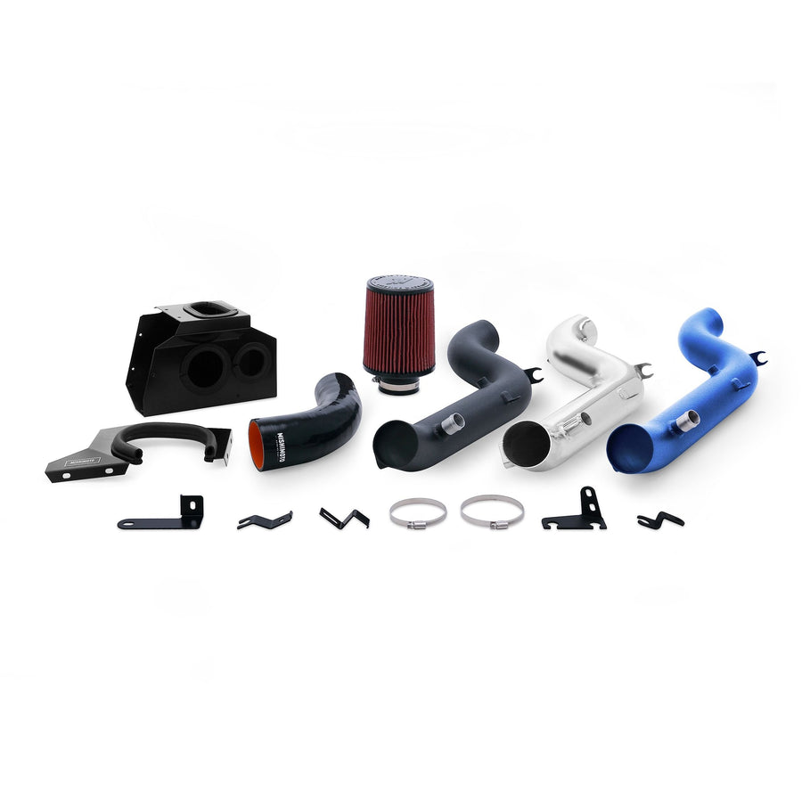 2016 Ford Focus RS Mishimoto 2.3L Performance Air Intake Kit - Wrinkle Nitrous Blue