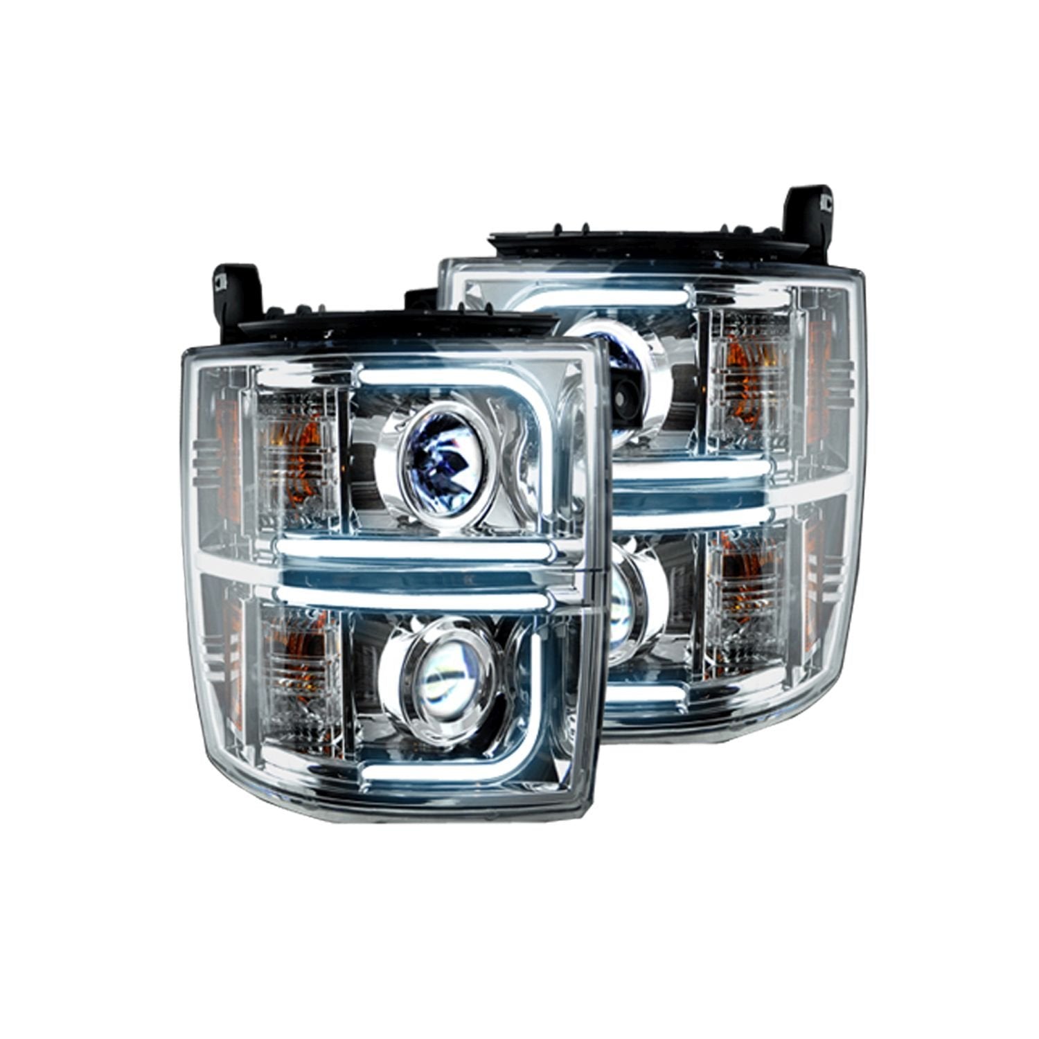 Projector Headlights Recon Truck Accessories 264296CLC fits Chevrolet Silverado 2500 HD
