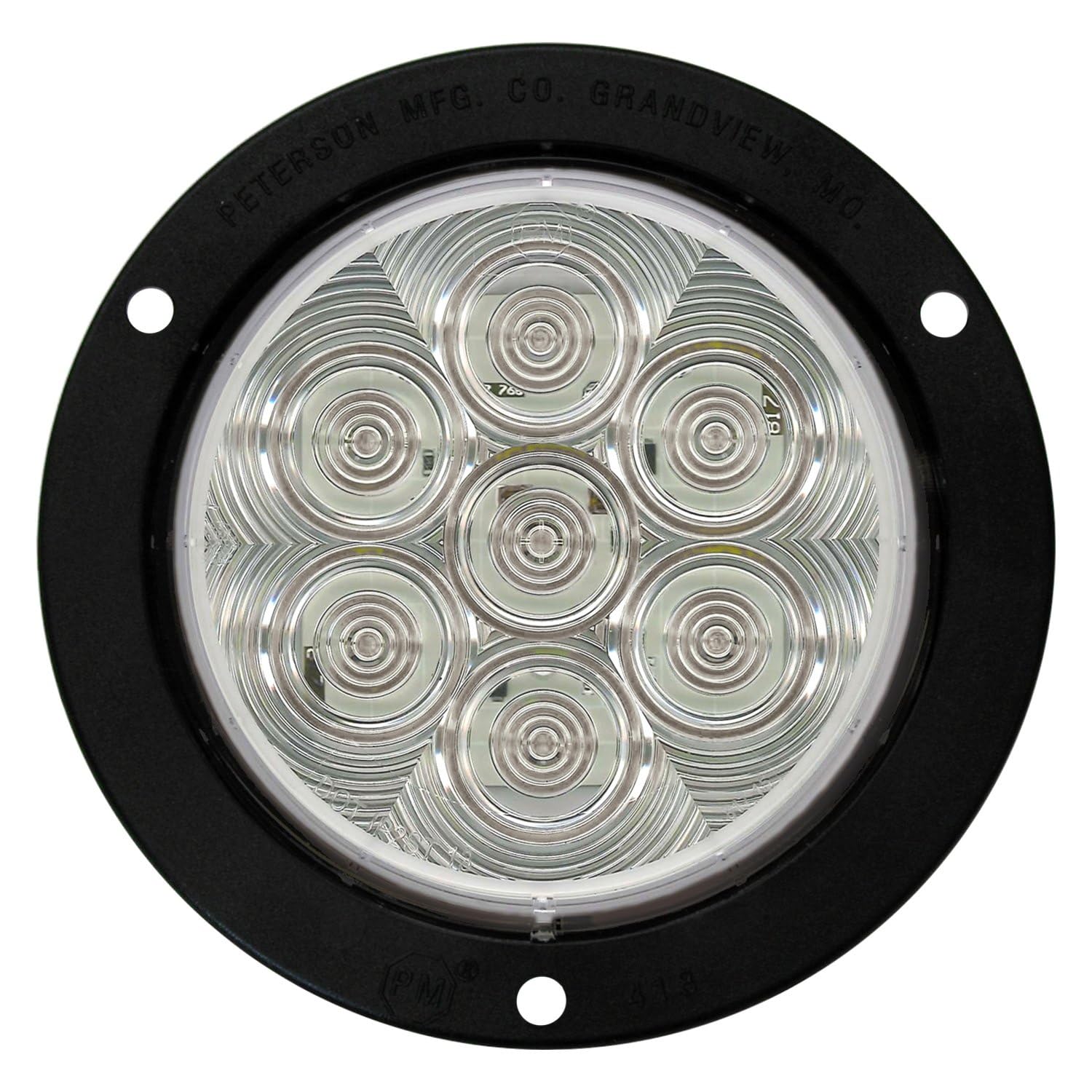 V824KC-7 Peterson Manufacturing LED Back Up Light (Round, Fling MNT, Kit, 4"), 1 Pack