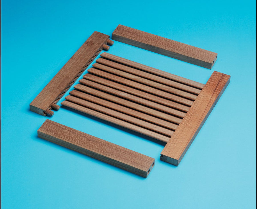 60882 Whitecap Teak 4" Louvered Slat Material 1-3/16"W 4" L X 7/8" Thick