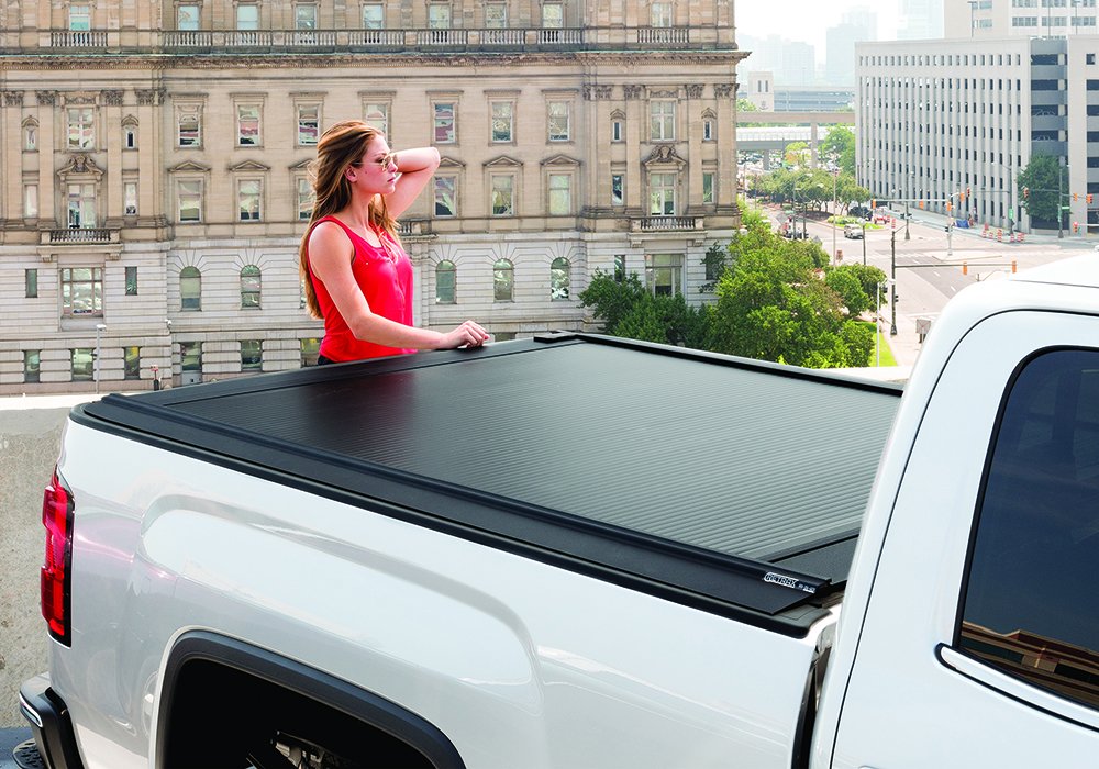 RetraxONE MX RealTruck Retractable Truck Bed Tonneau Cover | 60488 | Fits 2019-2025 Chevy/GMC Silverado/Sierra 1500 w/Carbon Pro Bed 5' 10" Bed (69.9")