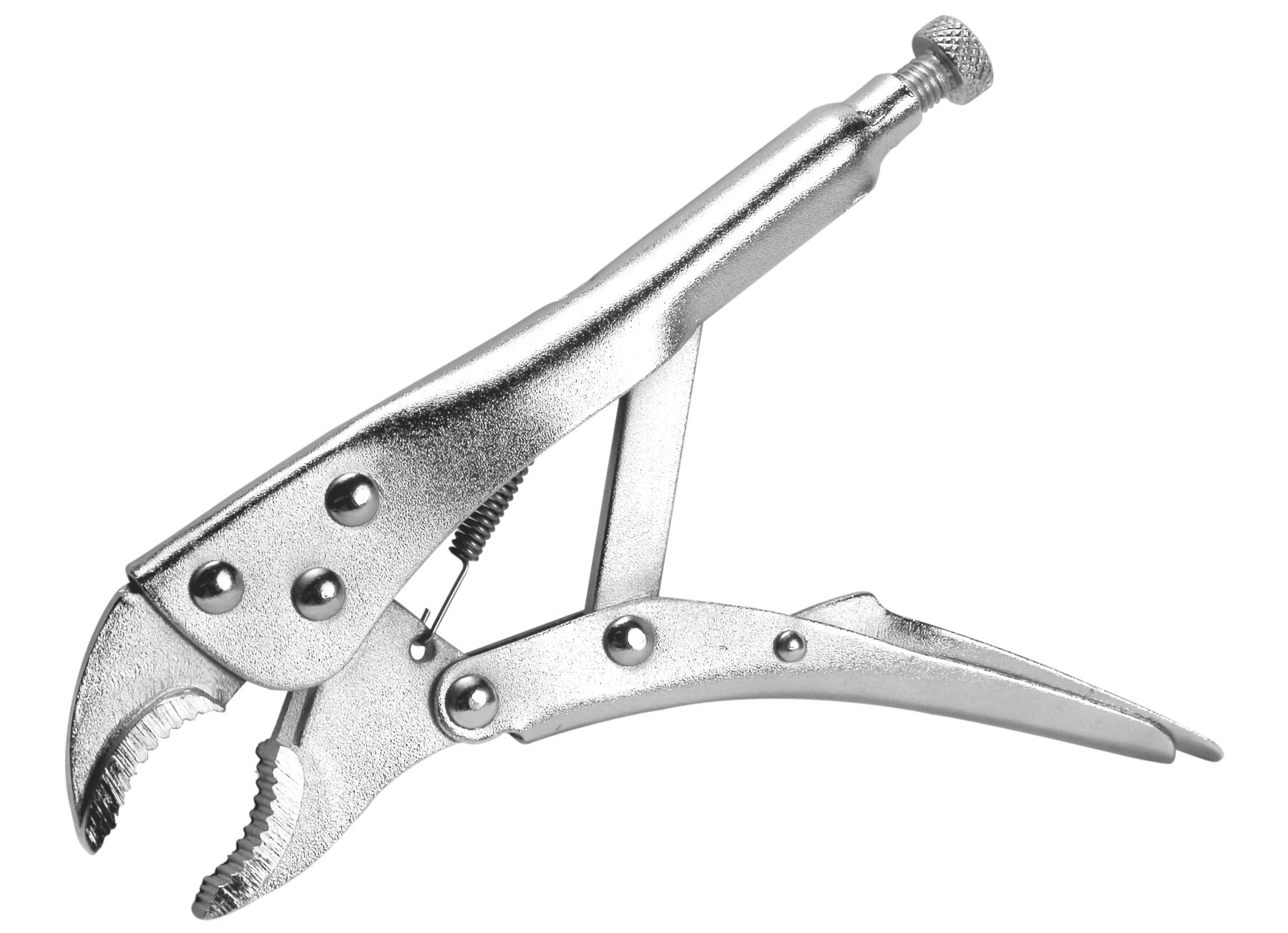 W30752 Performance Tool 5-Inch Curved Jaw Locking Pliers, Chrome