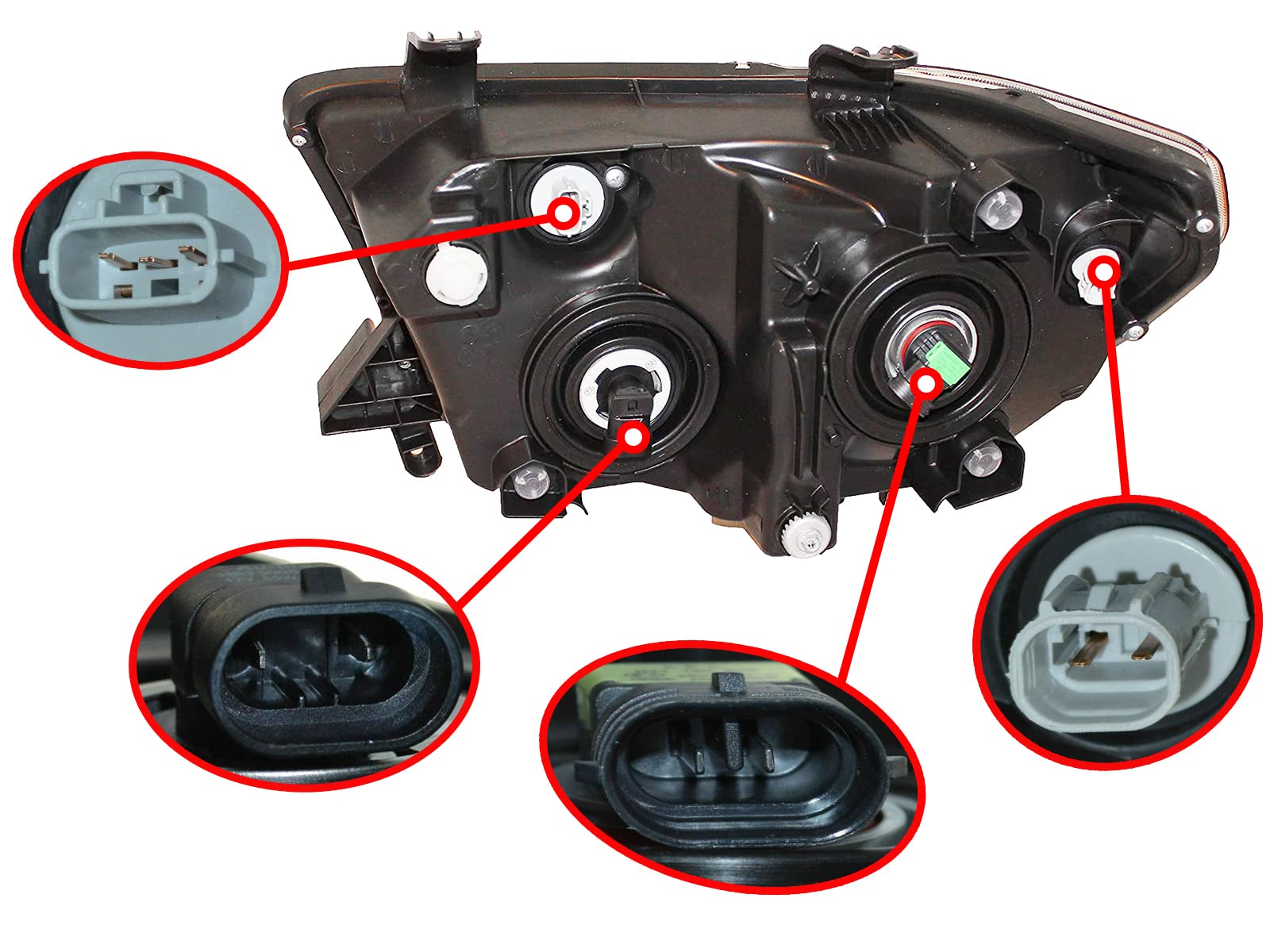Replacement DEPO 312-11A3R-AC Passenger Side Headlight Assembly
