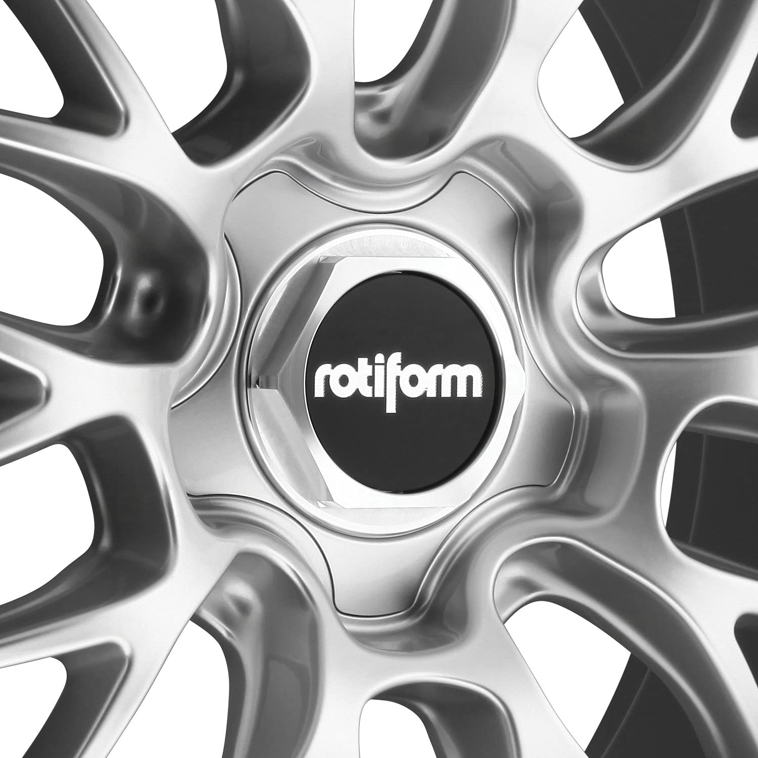1PC Rotiform R155 19X10 5X112 GL-SLVR-MACH 35MM - R1551900F8+35