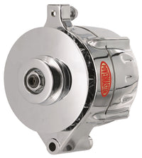 Alt Ford Powermaster Upgrade Chrome 150A Smooth Look™ 1V Pulley & Baffle 1-Wire
