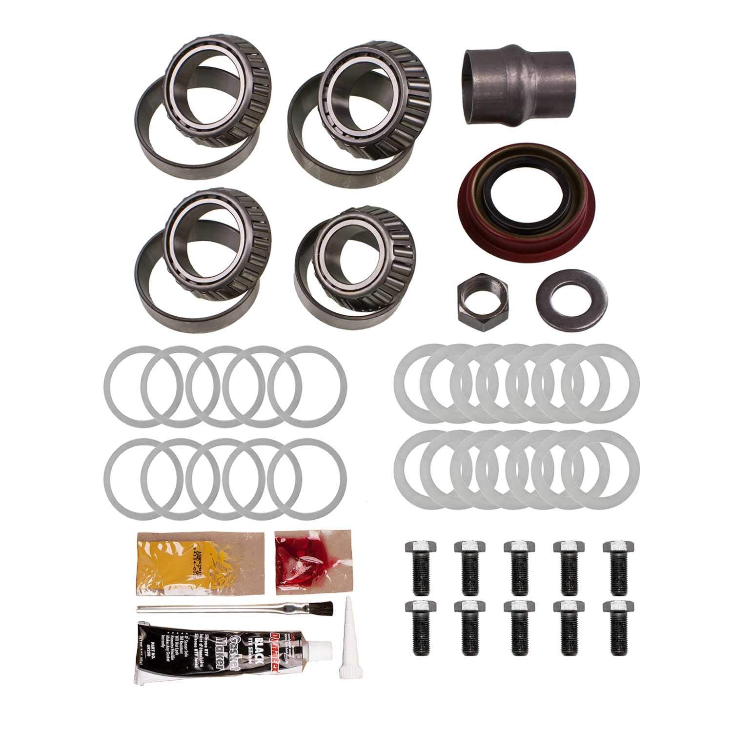 Differential Bearing Rebuild Kit EXCEL XL-1024-1, For 1963-1979 Corvette 8.2" Cast Iron Rear, Includes Koyo Bearings, Seals, Gaskets & Hardware Replaces Richmond Gear 83-1024-1, Motive Gear R10RVMK.