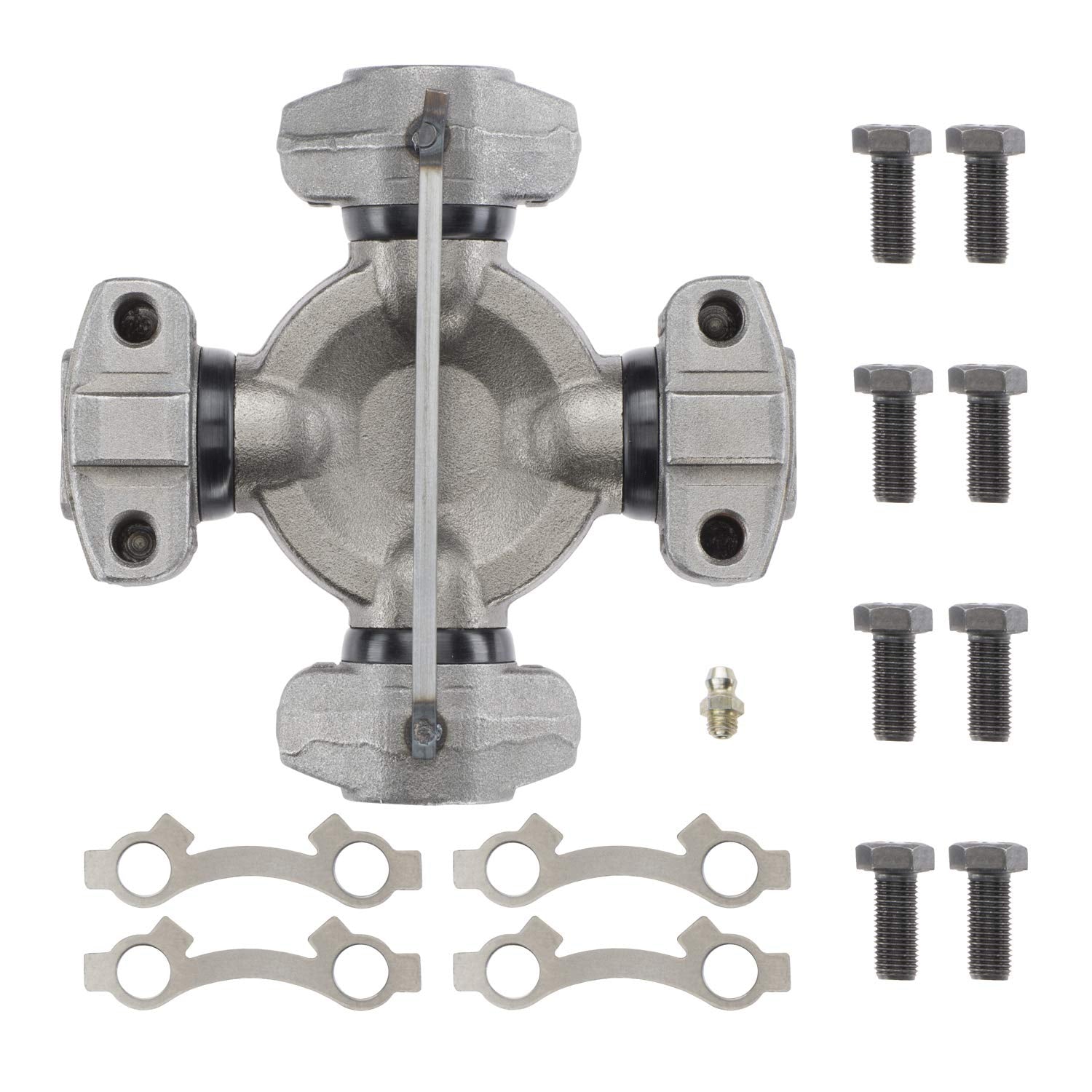 Premium MOOG Greaseable Universal Joint for Ford & IH Trucks; Allis-Chalmers, Austin-Western, Case, Euclid, Galion, Grove, Hyster, IH, Michigan, Terex & Wabco Off-highway Equipment (6C - 4 LWT)