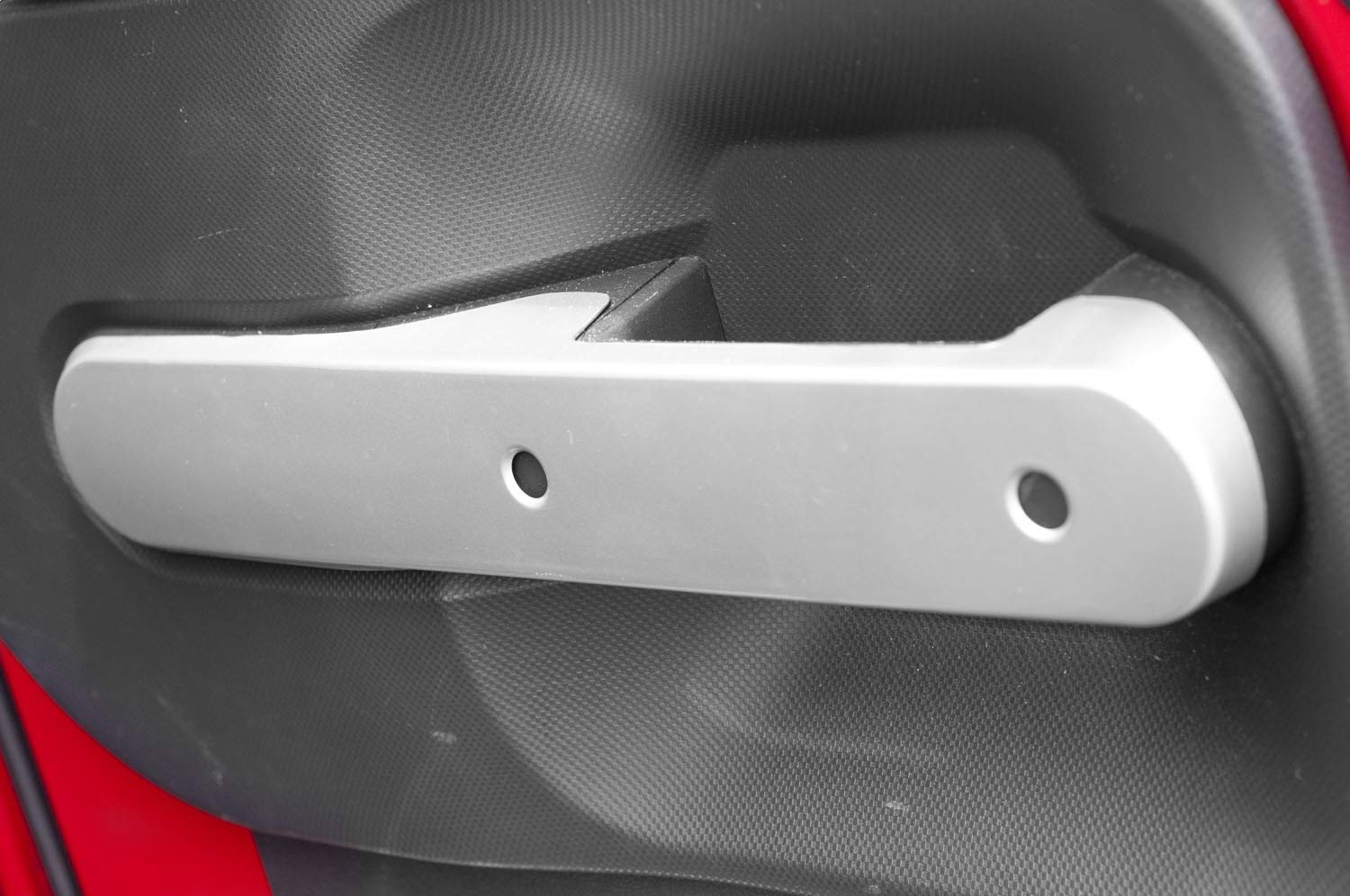 Door Handle Trim, Rear, Silver | Rugged Ridge | 11151.17 | Fits 2007-2010 Jeep Wrangler JK