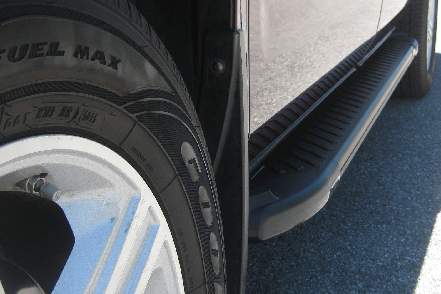 Black RAL-T Romik Running Board for Honda 62100419