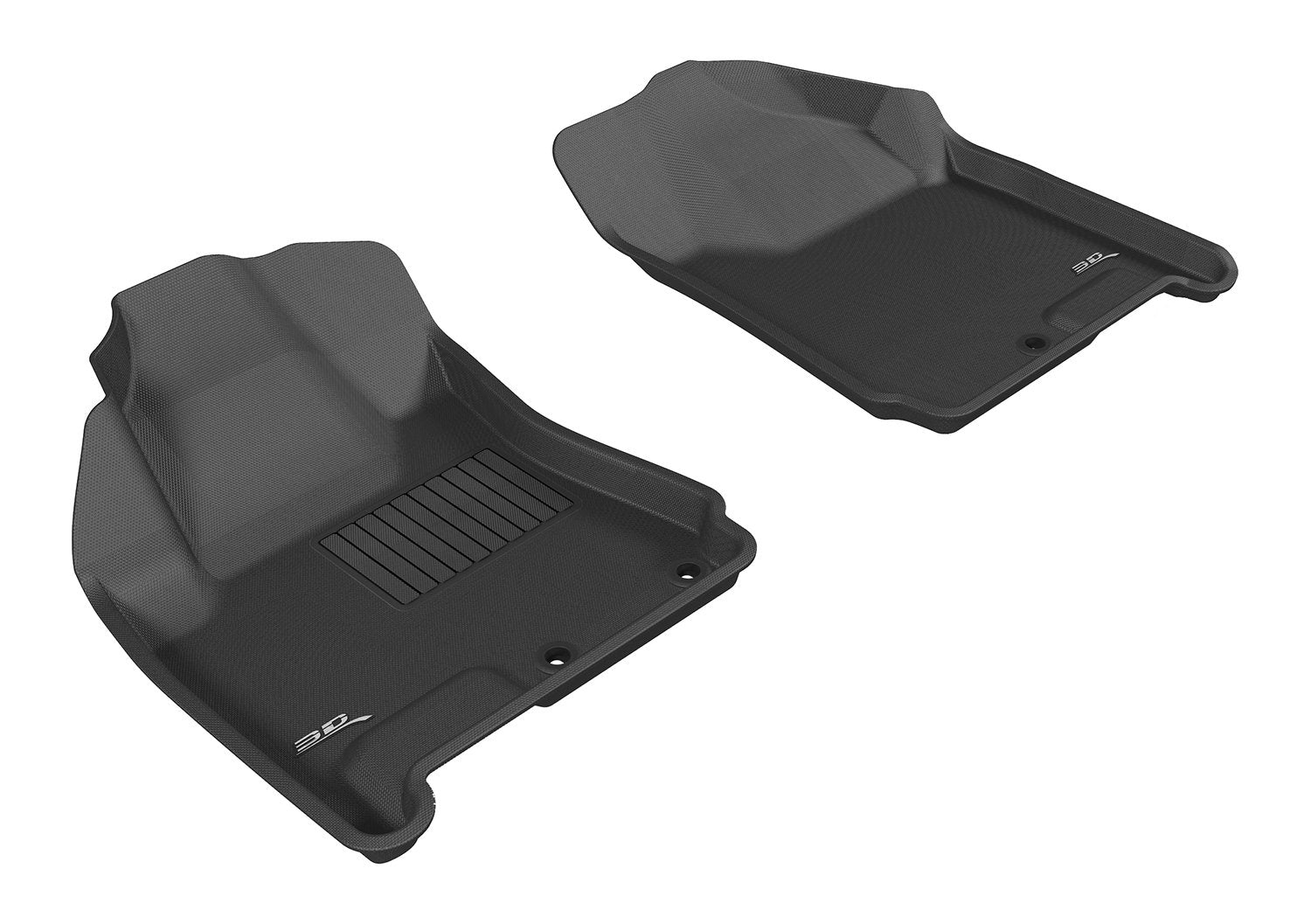 3D MAXpider Kagu 1st Row Floormat - Black 2010-2016 Cadillac SRX (L1CD00811509)