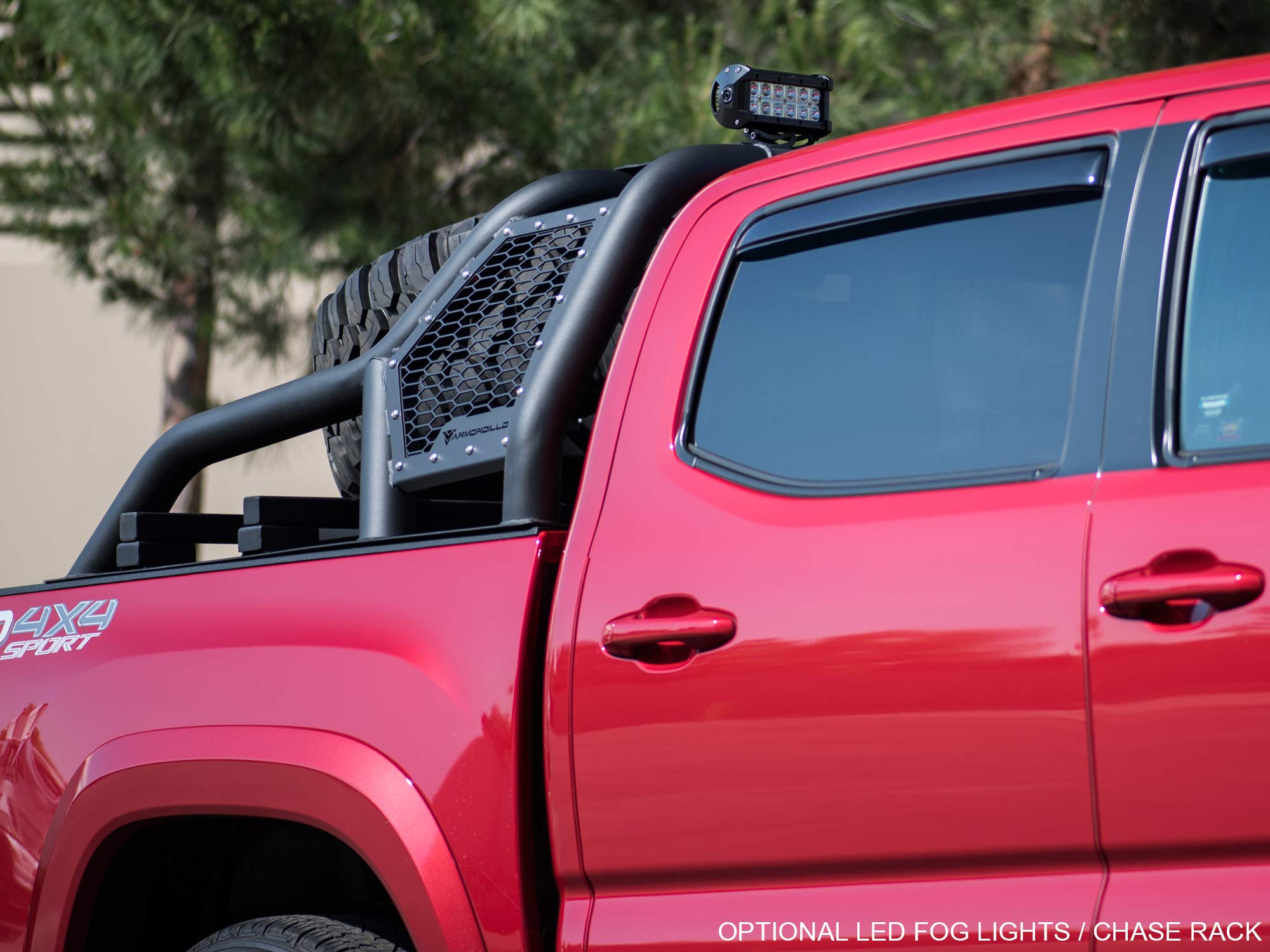 CR1 Tire Carrier Armordillo USA 7180369 for Mid Size Trucks | Attachment for CR1 Chase Rack Part# 7180345