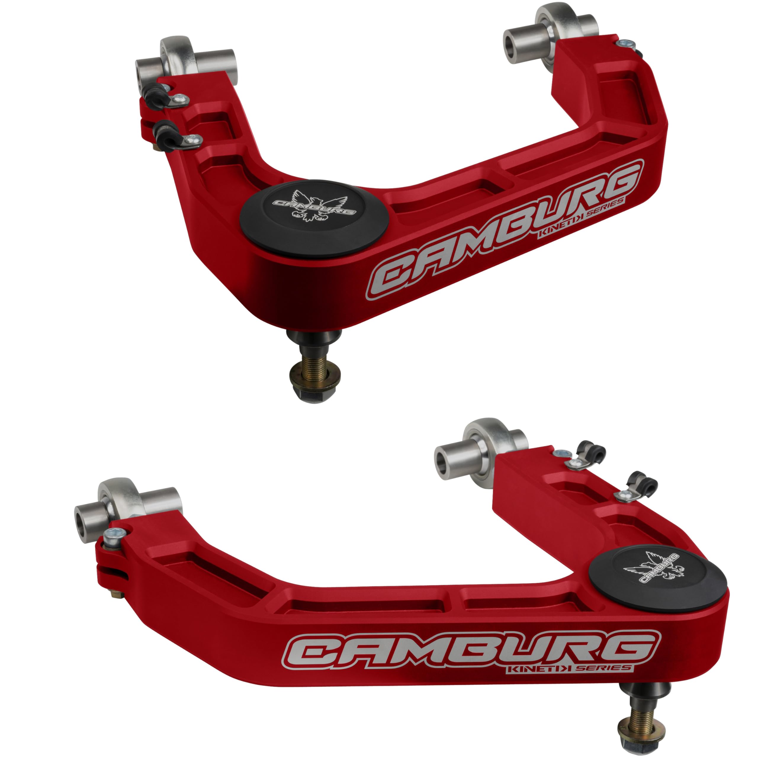 Camburg KINETIK Series Suspension Control Arm Kit CAM-110211-RED: Red, Compatible with 2021-2024 Ford F-150 (Excludes Raptor)