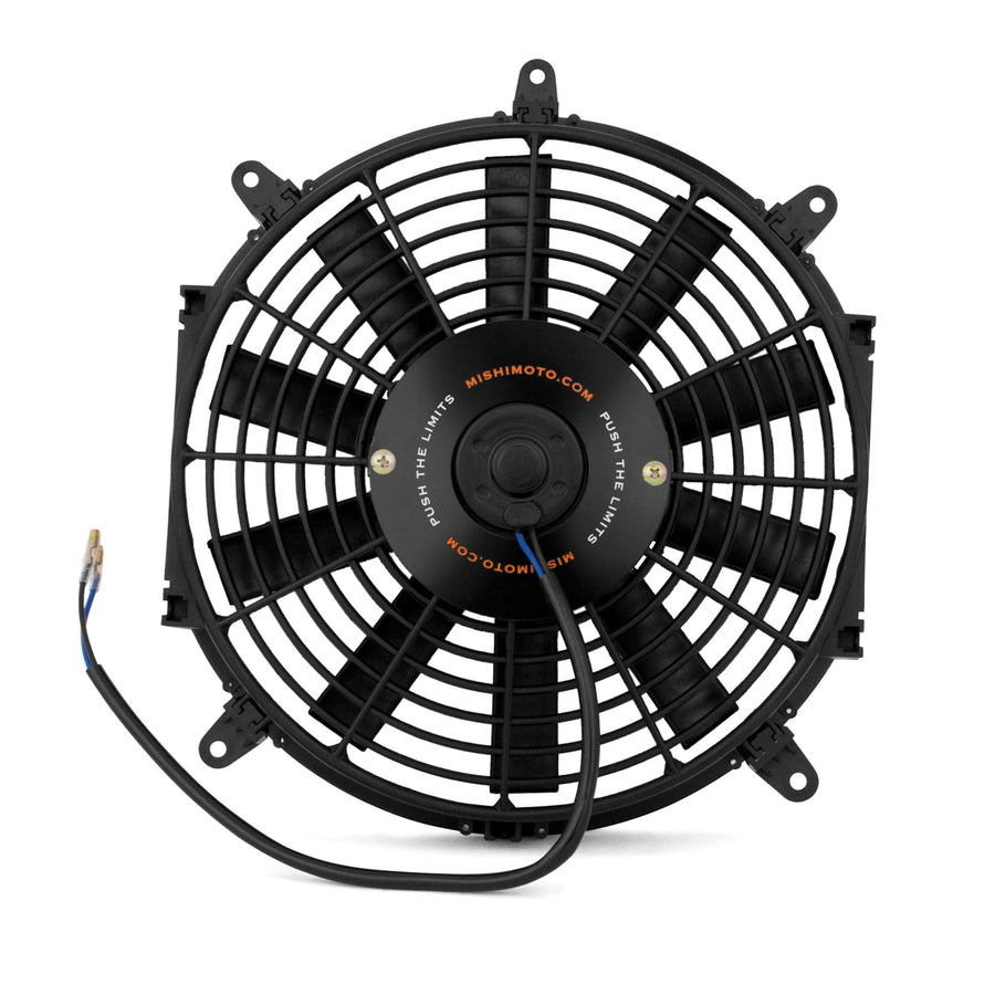 Mishimoto Slim Electric Radiator Fan MMFAN-12, 12" Universal Fit, 12.25 Volts, Black