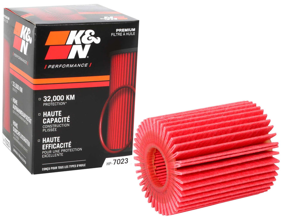 K&N Oil Filter: High Capacity/High Efficiency, 20,000 Mile Engine Protection: Compatible with Select LEXUS/TOYOTA (See Product Description for Select Models), HP-7023