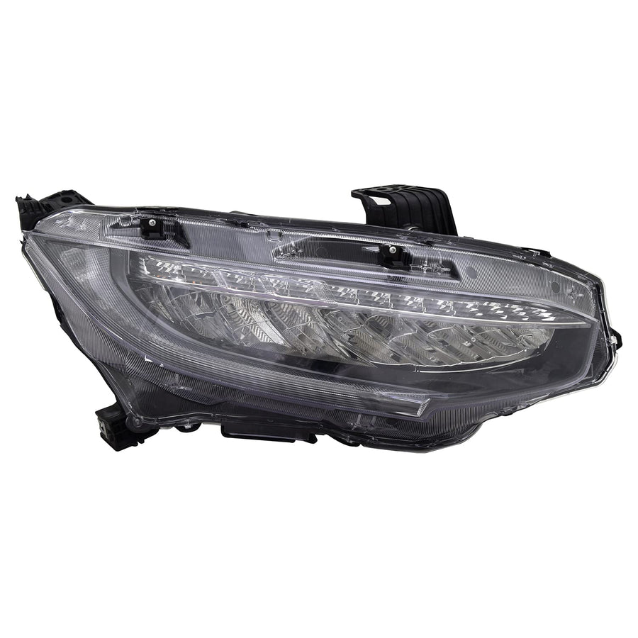 Right TYC Headlight Assembly Compatible with 2019-2019 Honda Civic
