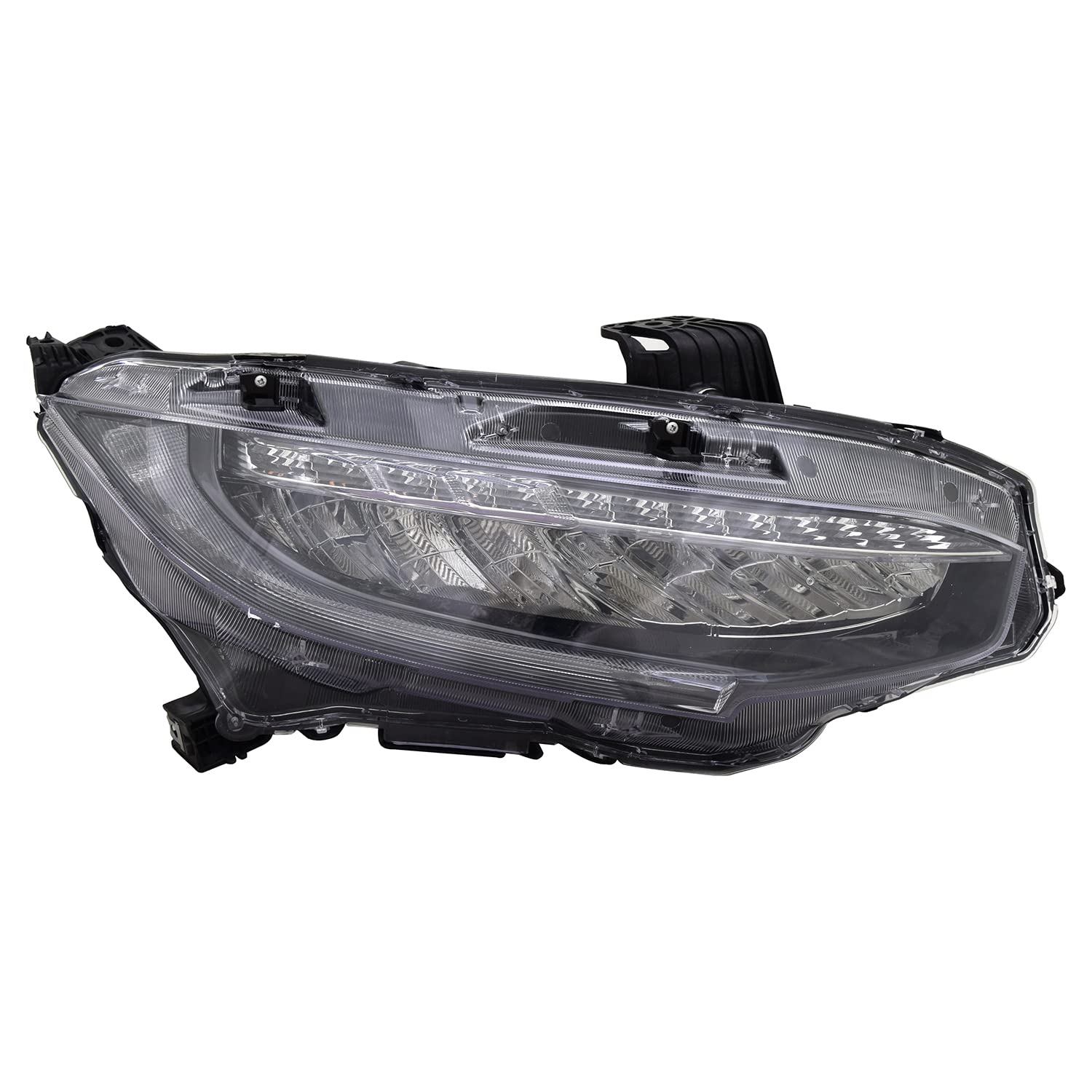 Right TYC Headlight Assembly Compatible with 2019-2019 Honda Civic