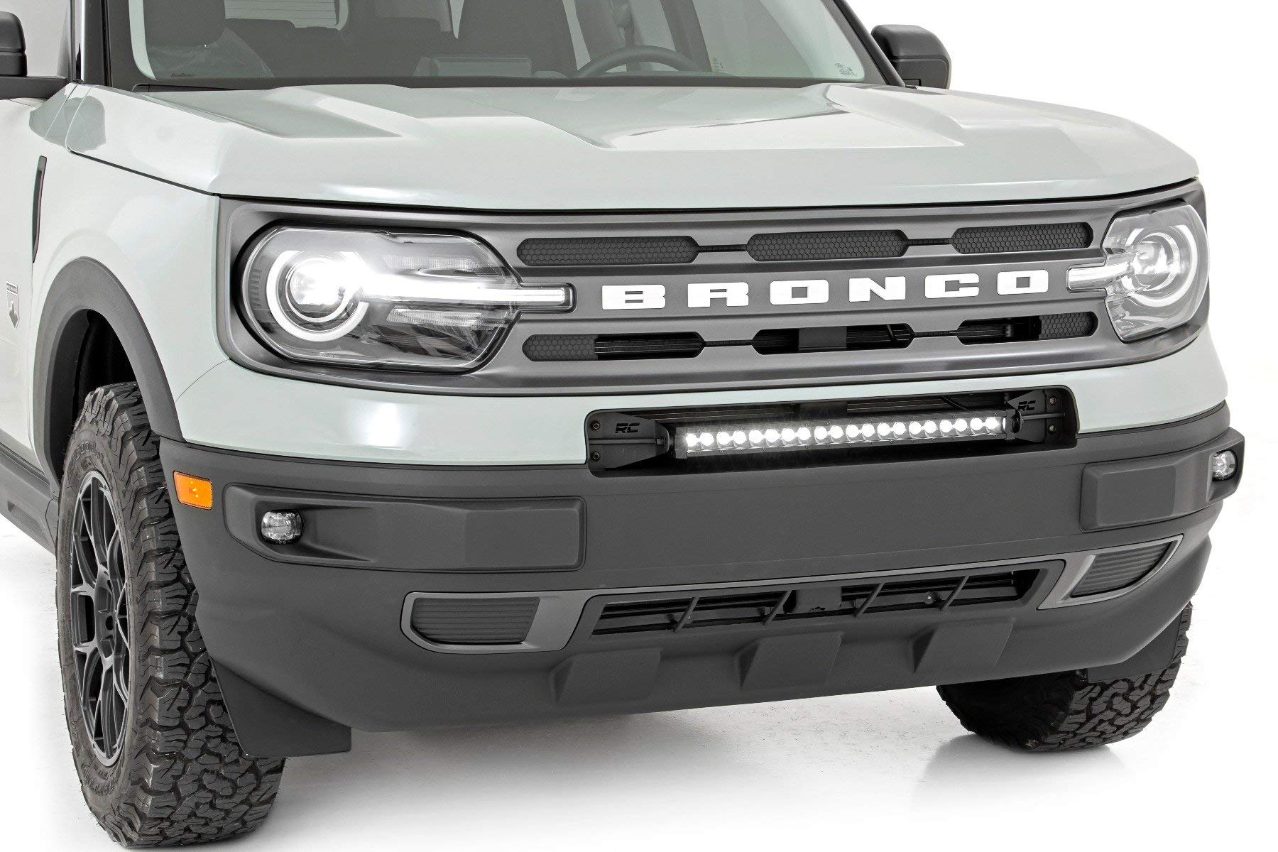 20" Rough Country Black Series LED Light Bumper Kit for Ford Bronco Sport (2021-2024)