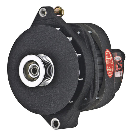 Alt GM CS144 Powermaster Black Wrinkle 300A XS Volt™ 6 grv Pulley Note:Competition Only-Not for Street Use