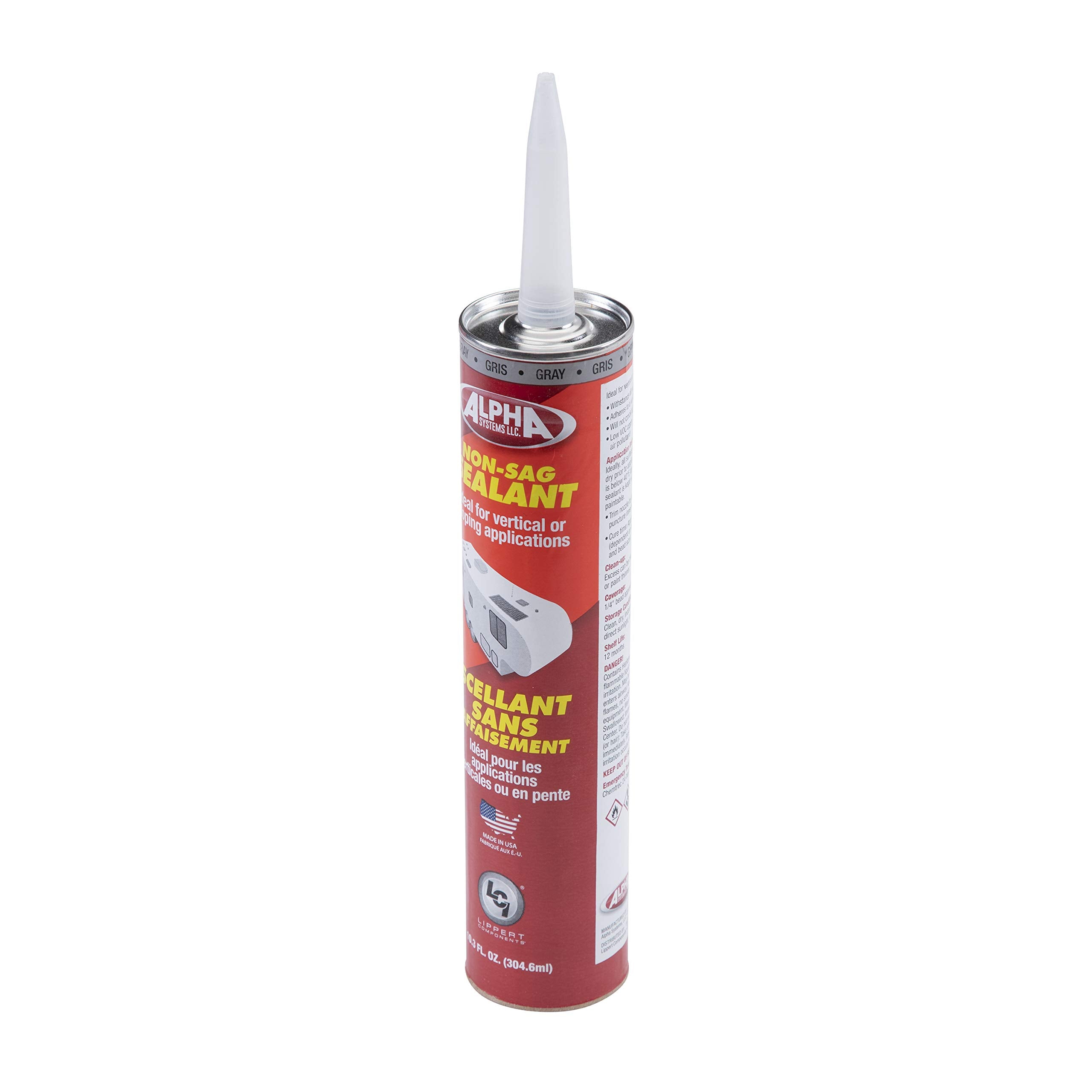 Non-Sag Sealant 1010 for 5th Wheel RVs, Travel Trailers and Motorhomes